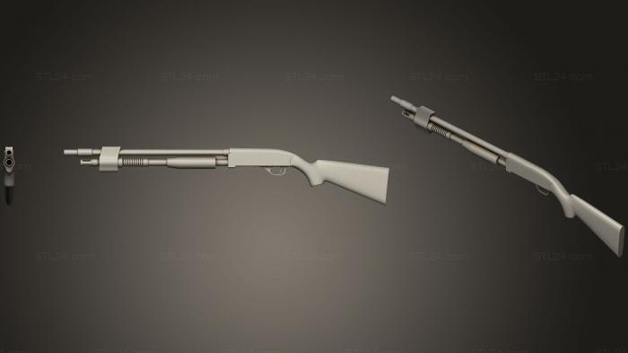 Оружие (Оружие 038, WPN_0067) 3D модель для ЧПУ станка